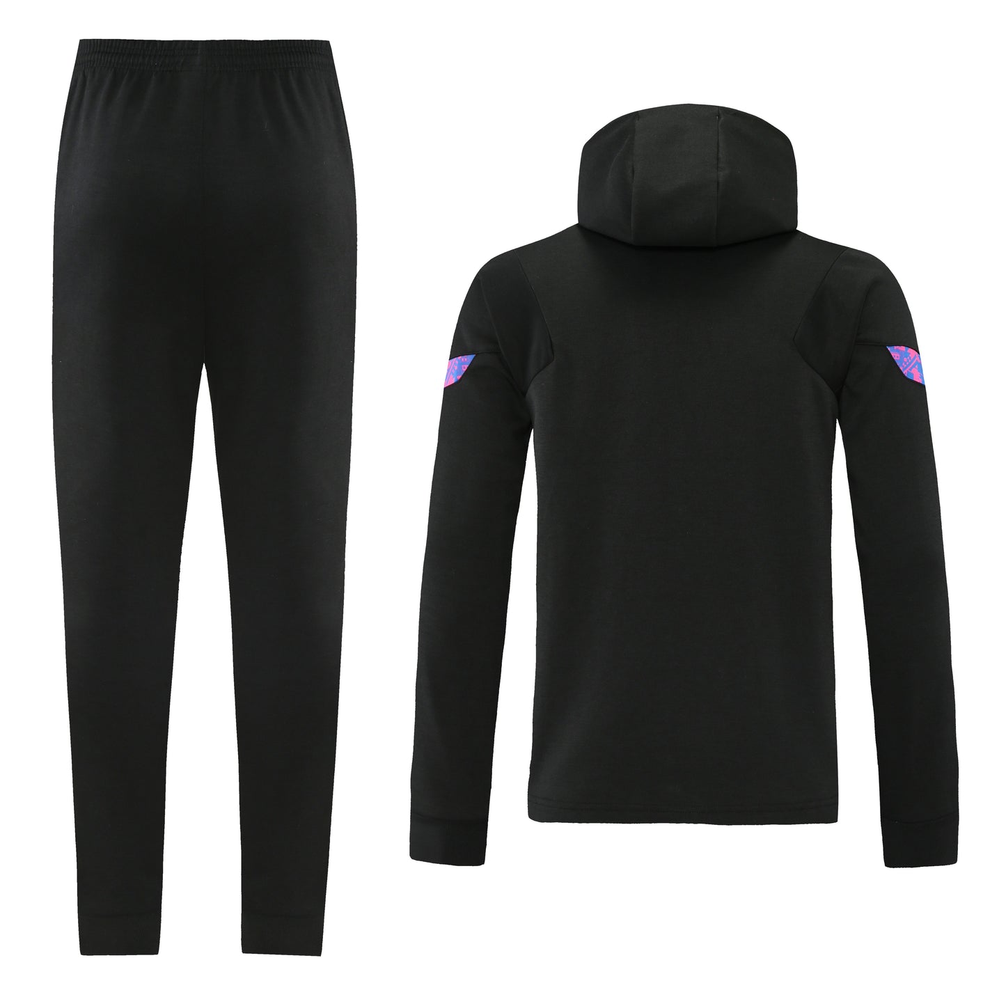 Barcelona 21/22 Full-Zip Hooded Tracksuit - Black