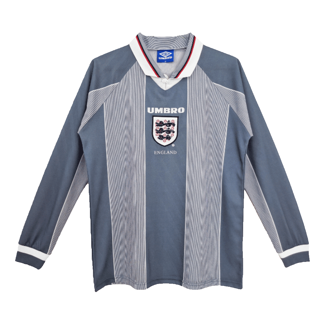 England 1996 Long Sleeves Away Jersey