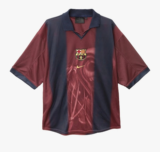 Travis Scott x FC Barcelona 2000-01 Home Skeleton Shirt