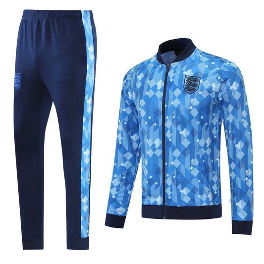 England 21/22 Full-Zip Tracksuit - Blue