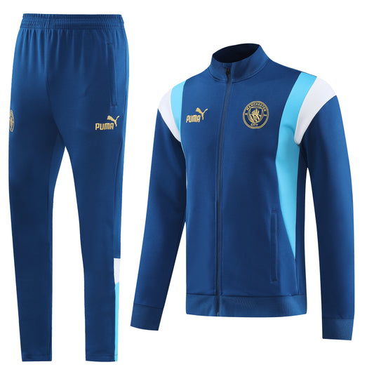 Manchester City 23/24 Full-Zip tracksuit - Dark Blue