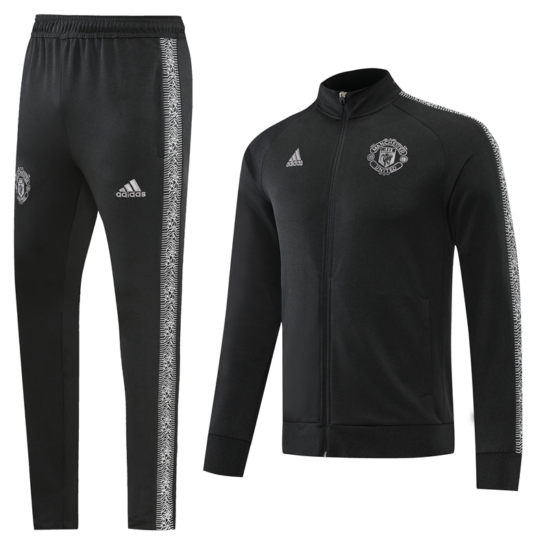 Manchester United 22/23 Full-Zip TrackSuit - Black