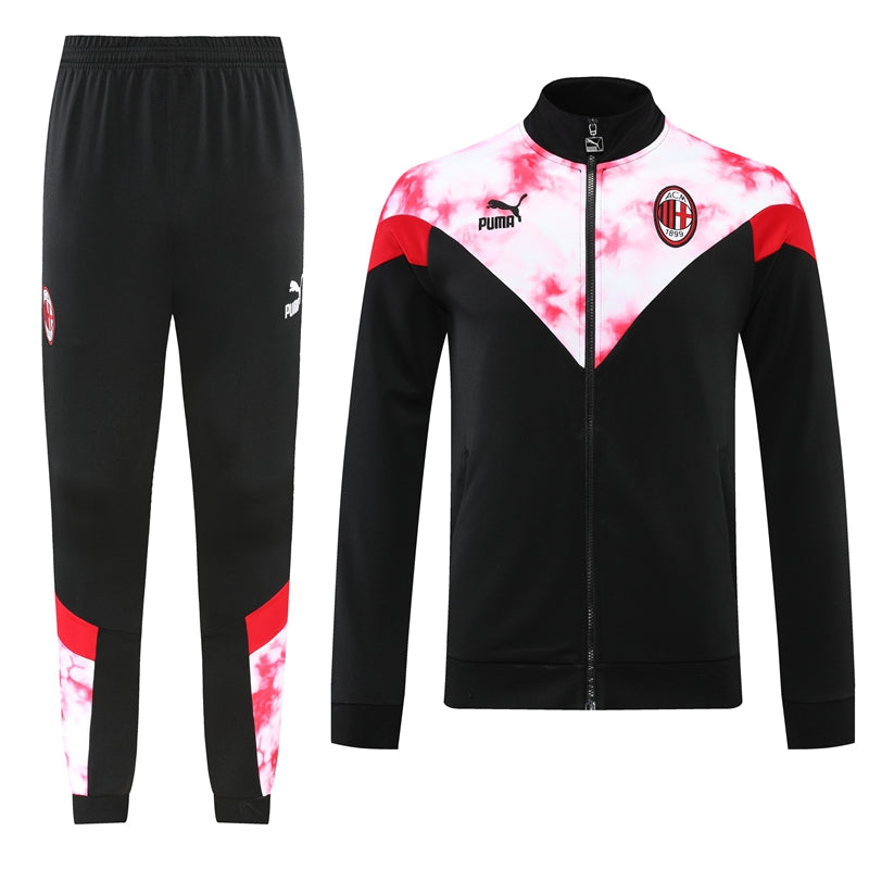 AC Milan 22/23 Full-Zip TrackSuit - Black