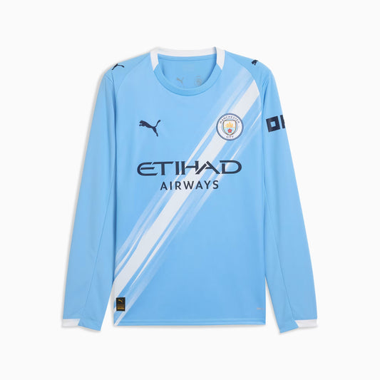 Manchester City 25/26 Home Jersey - Long Sleeve