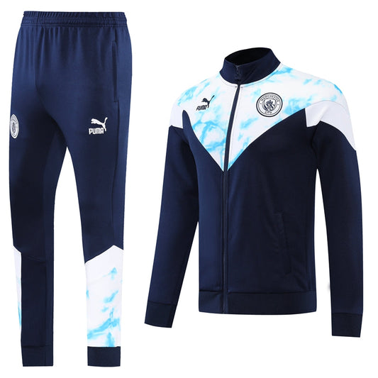 Manchester City 22/23 Full-Zip TrackSuit - Navy Blue