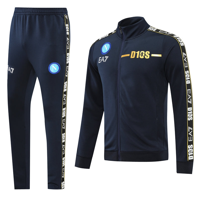 Napoli 22/23 Full-Zip TrackSuit - Navy Blue