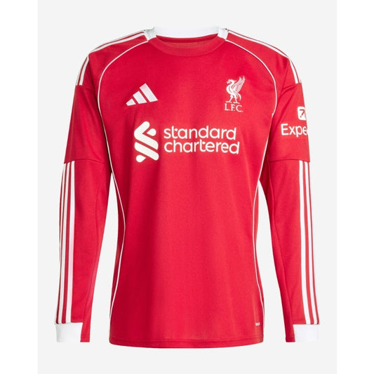Liverpool 25/26 Home Jersey - Long Sleeves