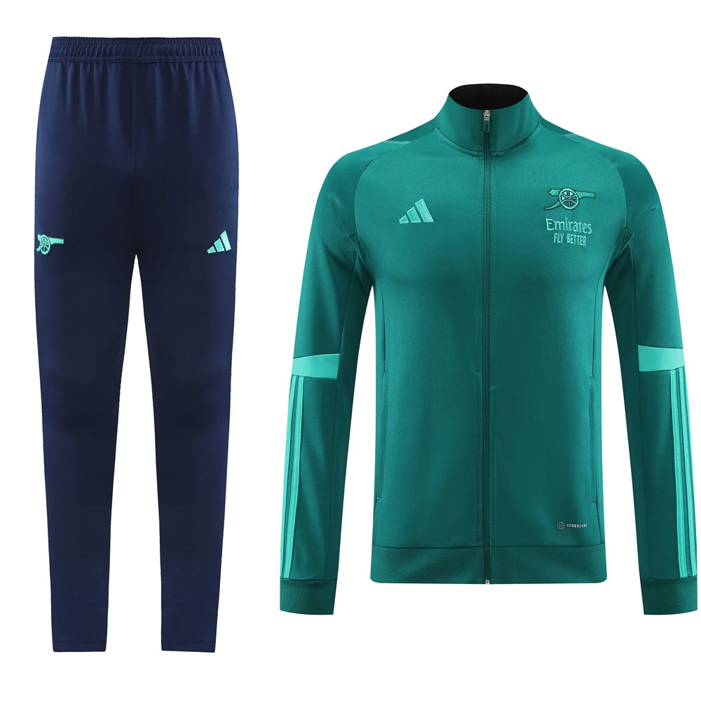 Arsenal 23/24 Full-Zip TrackSuit - Green