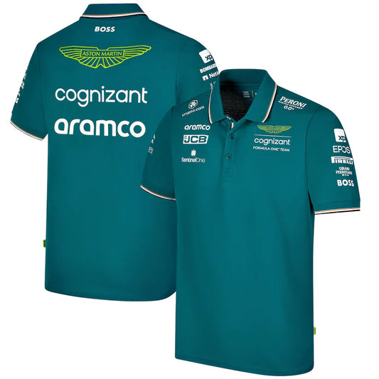 Aston Martin Racing 2023 Team Set Up Polo T-shirt