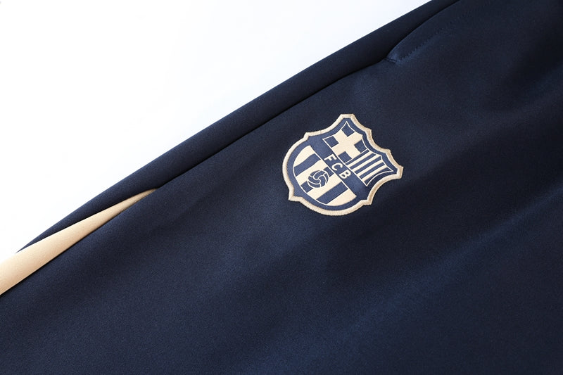 Barcelona 22/23 Full-Zip Tracksuit - Gold