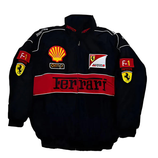 Ferrari Vintage F1 Jacket - Black/Red