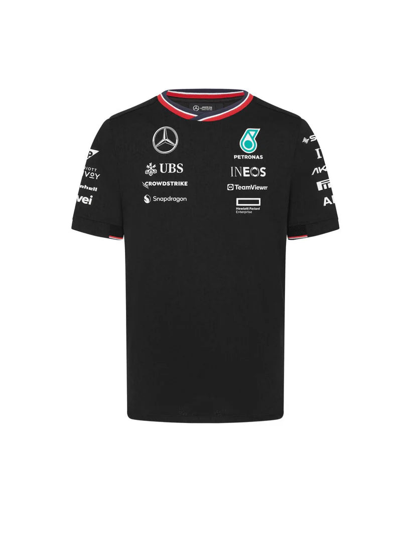 Mercedes AMG F1 2024 Men's Team T-Shirt - Black