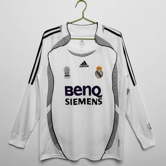 Real Madrid 06/07 Long Sleeves Home jersey