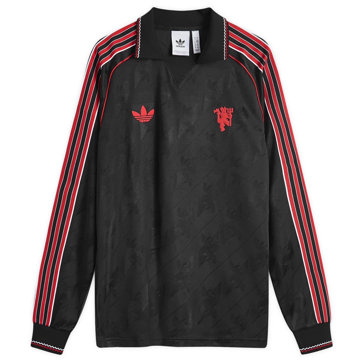 Manchester United Long Sleeve Jersey - Black