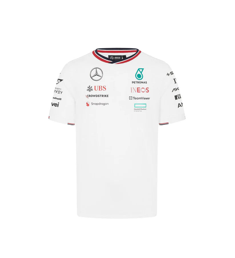 Mercedes AMG F1 2024 Men's Team T-Shirt - White