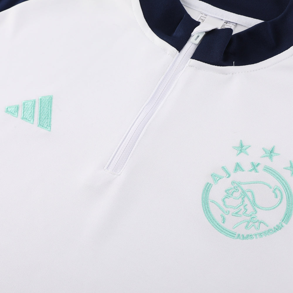 Ajax 23/24 Half-Zip Tracksuit - white