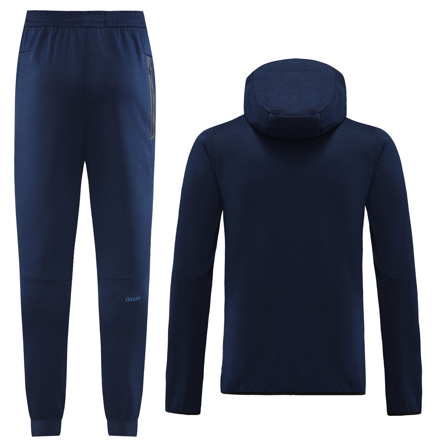 Barcelona 22/23 Hooded Full-Zip Tracksuit - Blue Navy