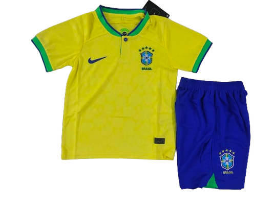 Brazil World Cup 22/23 Youth Home Full Kit