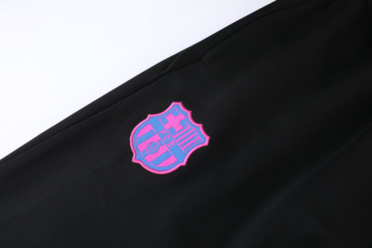 Barcelona 21/22 Full-Zip Tracksuit - Black