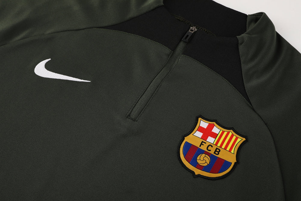 Barcelona 23/24 Half-Zip Tracksuit - Black