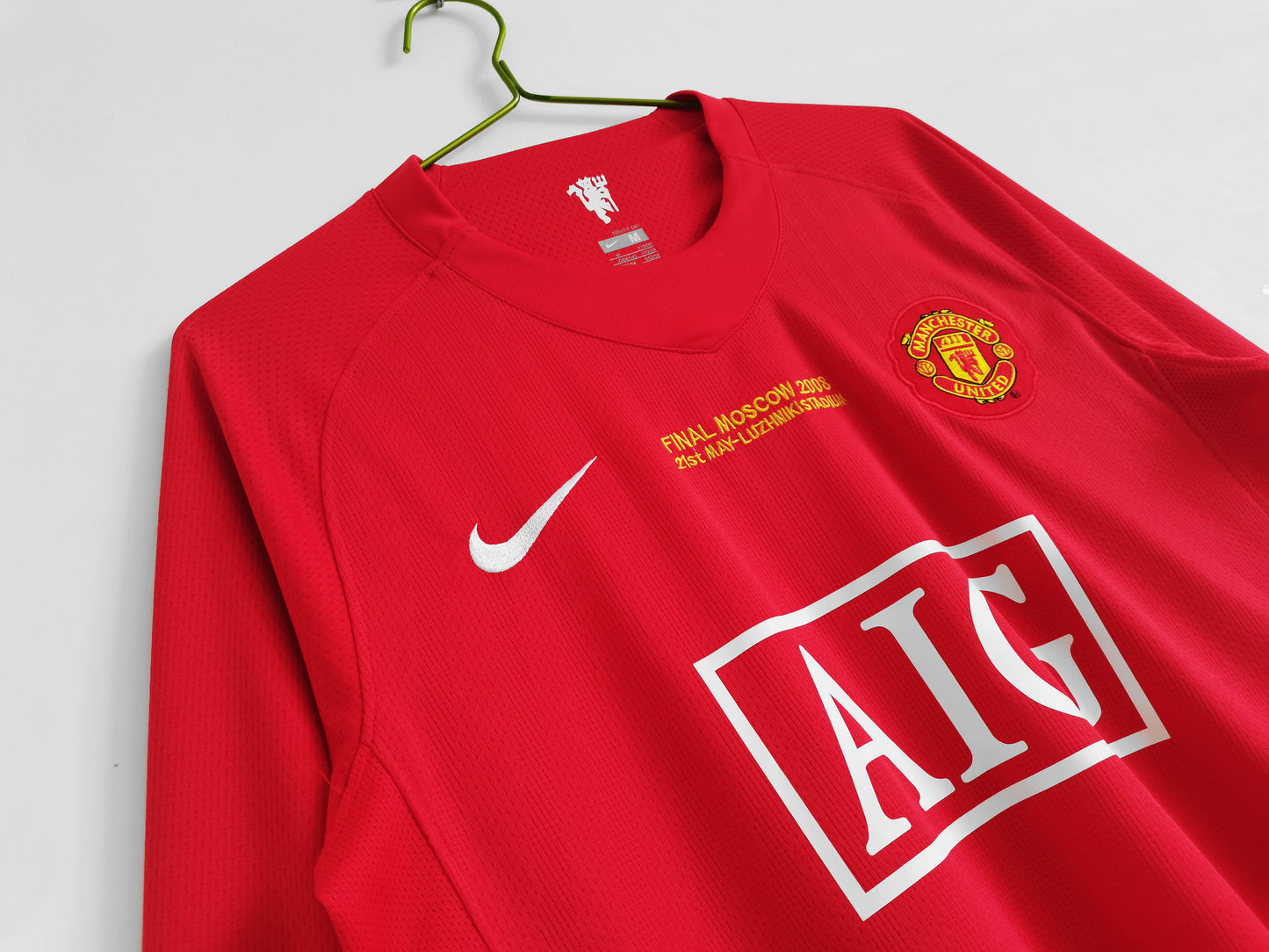 Manchester United 07/08 Long Sleeves Home Jersey