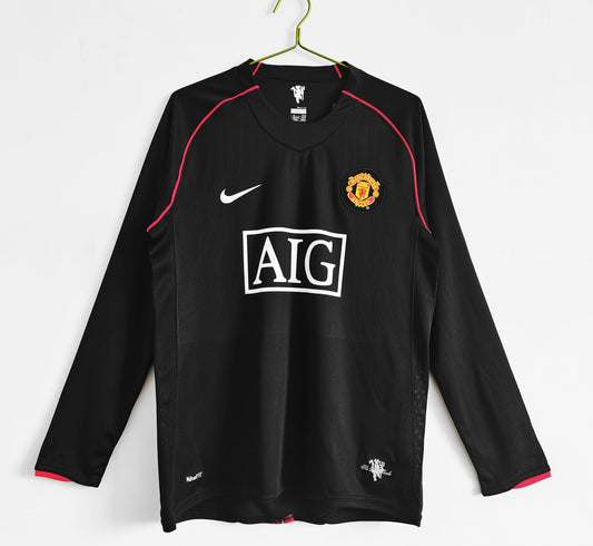 Manchester United Long Sleeves 07/08 Home Jersey