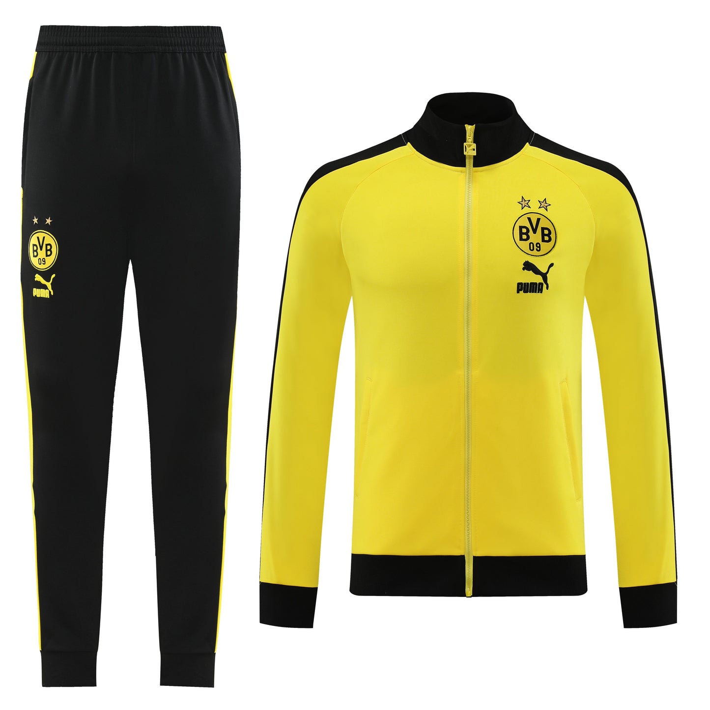 Borussia Dortmund 23/24 Full-Zip TrackSuit - Yellow