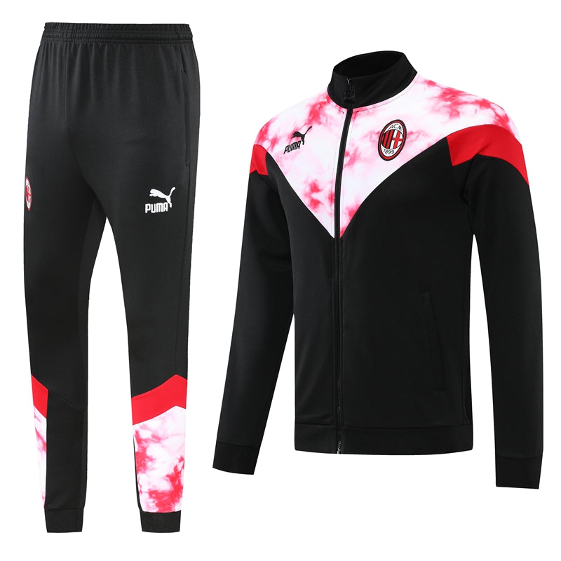 AC Milan 22/23 Full-Zip TrackSuit - Black