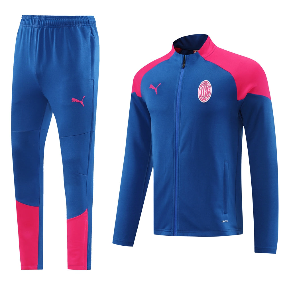 AC Milan 24/25 Full-Zip TrackSuit - Blue and Pink