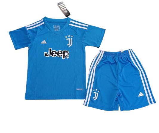 Juventus 23/24 Youth Condivo Short Sleeve T-shirt, Goalkeeper Full Kit